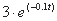 Sub-equation 1 of damped vibration