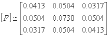 Flexibility matrix